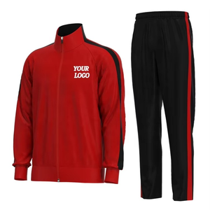 Survêtement de football de qualité thaïlandaise en gros, tous les clubs, veste à manches longues avec fermeture éclair intégrale, respirant, survêtement surdimensionné - Product Image 1