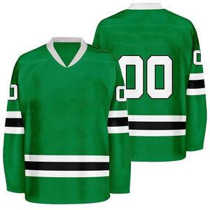 Camisetas de hockey sobre hielo personalizadas de alta calidad, moda, sublimada, impresa, número de nombre del equipo, equipos transpirables, deportes para hombres - Product Image 3