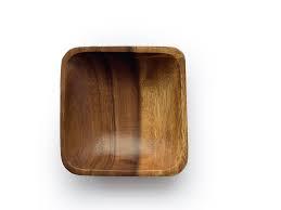 Ensaladera de madera de nogal, Ensaladera de madera de bambú, Ensaladera de madera con vetas naturales de HAND MADE CRAFT - Product Image 3