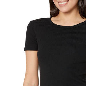 Camiseta de manga corta personalizada para mujer, Impresión de ajuste cómodo con logotipo ecológico, el último diseño liso - Product Image 6