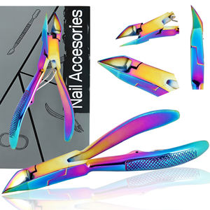 Fournitures de beauté pour ongles Coupe-ongles Professionnel écologique Coupe-ongles en acier inoxydable Pince pour peau morte Multicolore Bas quantité minimale de commande - Product Image 4