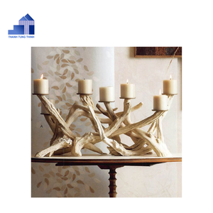 Hot Design Bougeoir Bois Flotté Bougeoir De Luxe Décoration De Mariage du Vietnam Fabricant En Gros - Product Image 3