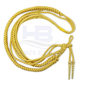 Cordón de hombro de nailon y poliéster trenzado con lazo de hombro Cordón uniforme decorativo para ropa formal - Product Image 1
