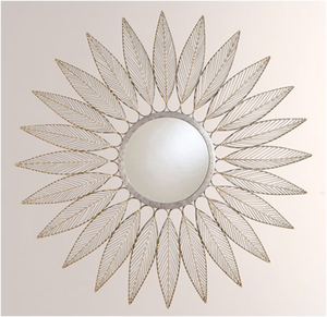 Meilleure vente Designer Modern Sliver Wall Mirror pour le salon, la chambre à coucher, la salle de bain, le couloir et l'entrée par Ambiance Lifestyle - Product Image 2