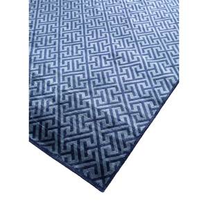 Alfombras de Cocina de Seda de Bambú Azul Azalea Anudadas a Mano AIBS-3039, Elegantes y Duraderas - Product Image 2