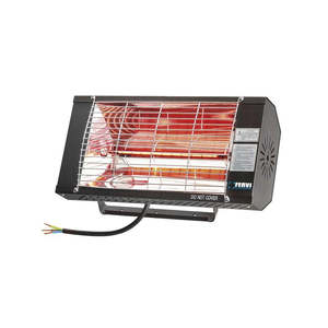 Chauffage infrarouge électrique 1300W, design moderne en acier, montage mural - Product Image 1