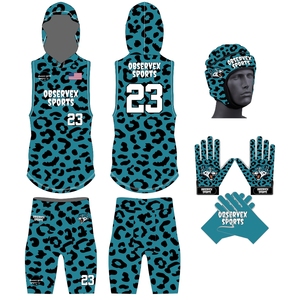 Uniforme de Fútbol Americano de Compresión 7 contra 7 de Alta Calidad para Niños, Conjunto Personalizable con Característica Transpirable, Ropa de Fútbol Americano - Product Image 2