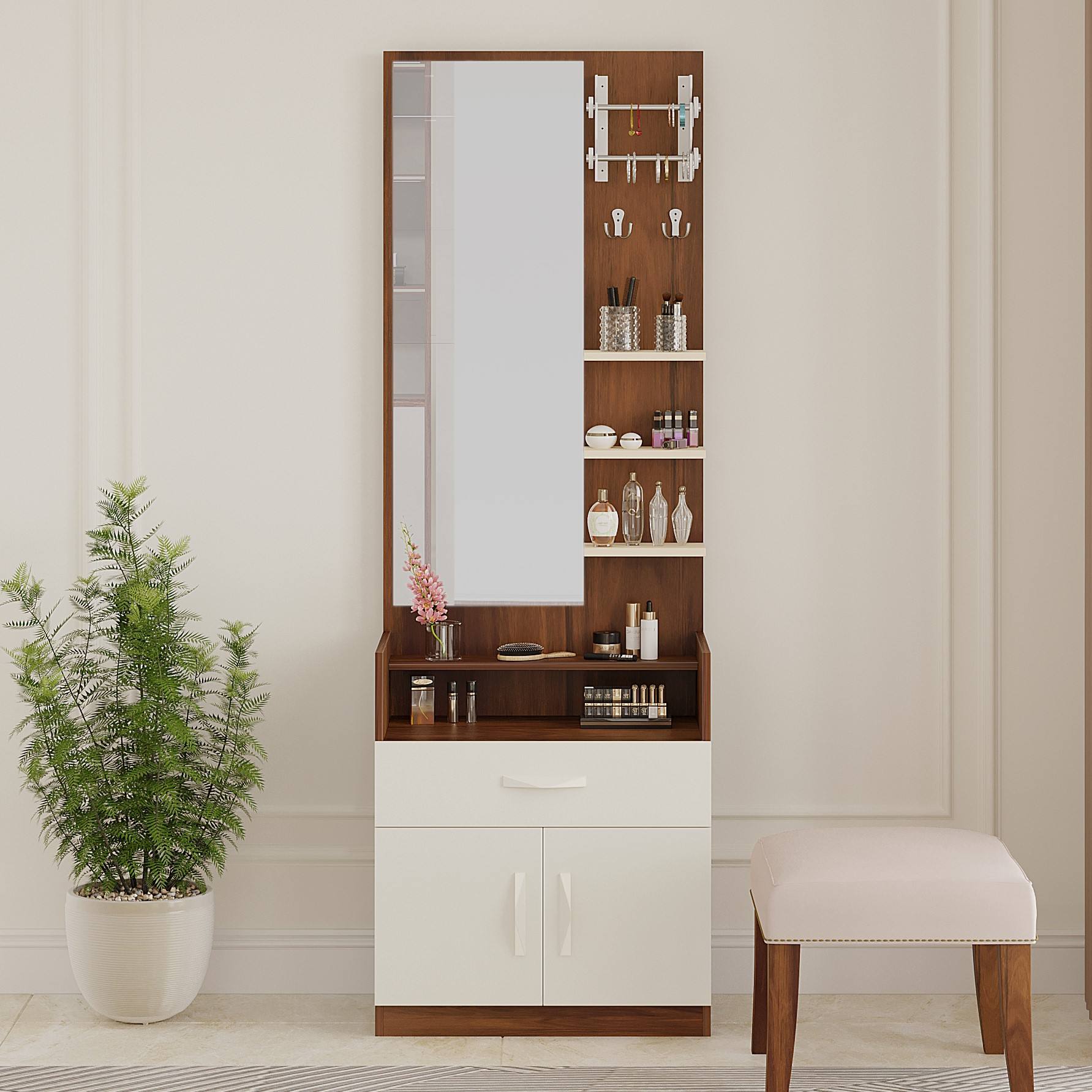 เมเปิ้ลสีน้ำตาล &amp; สีขาว