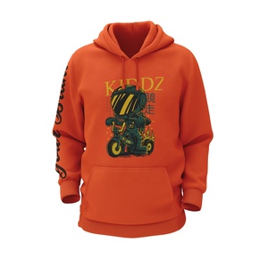 OEM Sweat à capuche pour hommes 100% coton respirant français éponge luxe qualité manches longues imprimé sweats à capuche thermiques surdimensionnés - Product Image 4