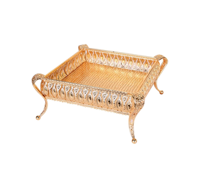 Modern Style <b>Mirror</b> <b>Tray</b> with Iron Handles Hot Sale Customized Kitchenware Handmade New Design for Wholesale Export - Product Image 6