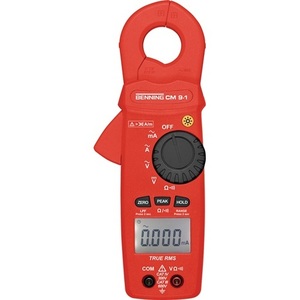 BENNING CM 9-1 แคลมป์มิเตอร์พร้อมช่วงการวัดกระแสไฟรั่ว 0.010 MA-60 a ช่วงการวัดกระแสไฟ AC ขนาดปากจับสูงสุด 23 มม. - Product Image 1
