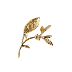 Cuenco de diseño de hoja de aluminio moderno de Venta caliente, cuenco decorativo de Metal de nuevo diseño, Color dorado, venta al por mayor para el hogar y el Hotel - Product Image 1