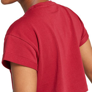 Camiseta recortada de alta calidad para mujer, Jersey transpirable de algodón con patrón sólido, Top corto de estilo Hip Hop para ropa de calle de verano - Product Image 5