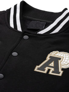 แจ็คเก็ตวาร์ซิตี้สไตล์สปอร์ตแบบยูนิเซ็กซ์ แต่งขอบยางยืด ใส่สบาย เหมาะสำหรับการฝึกซ้อมและงานต่างๆ  รับปักลายตามสั่ง ทีม โรงเรียน - Product Image 3