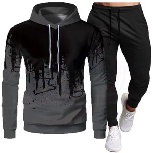 Conjunto de chándal Streetwear Casual Chándal para hombre ODM Oem Nueva llegada de alta calidad Ropa deportiva Jogger Chándal Hombres 2 piezas - Product Image 5