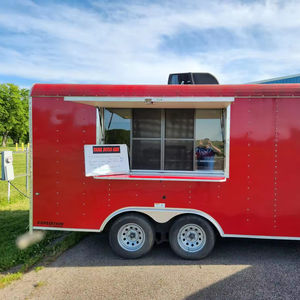 Nouvelle remorque mobile Remorque de vente de nourriture Street Ice Cream Chariot de nourriture personnalisé et remorques de restauration entièrement équipées - Product Image 1