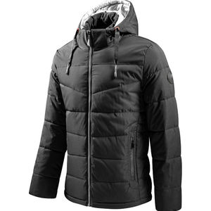 แจ็กเก็ตขนเป็ดสำหรับผู้ชาย, เสื้อแจ็กเก็ตขนเป็ดมีซิปหน้าและคอตั้งออกแบบได้ตามต้องการ - Product Image 6