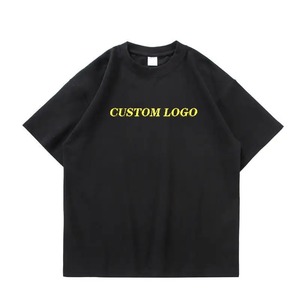 100% coton de qualité supérieure 220gsm T-shirt imprimé LOGO personnalisé T-shirts unis vierges pour hommes T-shirt en gros meilleur tissu - Product Image 2