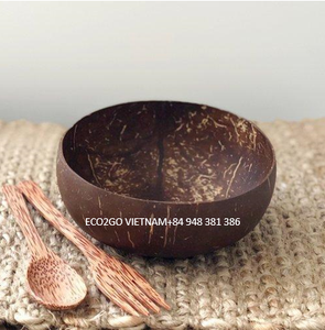 Meilleure vente Petits bols en coquille de noix de coco laquée écologiques Emballage personnalisé gravé au laser avec logo personnalisé Eco2go du Vietnam - Product Image 5