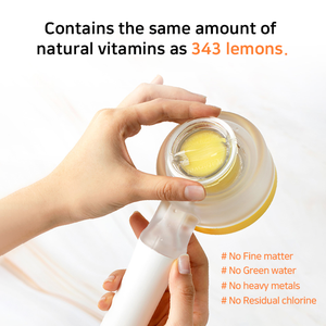 Pommeau de Douche Filtrant Purificateur d'Eau à l'Ozone Solaire Vitamine C Soin de la Peau Arôme Fibre de Carbone Élimination du Chlore/Fluor - Product Image 1