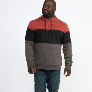 Sweat à capuche à blocs de couleurs pour hommes-Sweat à capuche moderne et polyvalent pour la superposition, idéal pour le sport, tenues décontractées - Product Image 5