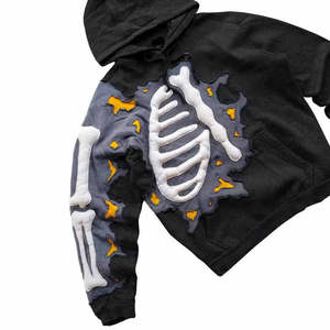 Sudadera con Capucha Extra Grande para Hombre, 400 g/m², Personalizada, 100% Algodón, Forrada, Transpirable, Ecológica, para Otoño - Product Image 2