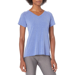 Camiseta de Verano Esencial para Mujer, Holgada, de Algodón, Cuello Redondo, Manga Corta, Simple, Lisa, Informal, Suave y Transpirable - Product Image 1