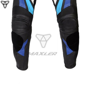 Pantalones de Motociclista Vintage de Cuero Vacuno Auténtico para Hombre, Pantalones de Lona con Cordones a la Moda, Impermeables, de Standard International - Product Image 2