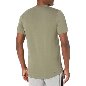 100% algodón Unisex verde oscuro camisetas de gran tamaño logotipo personalizado estampado hombres Marca Diseño carta ropa fabricantes logotipo personalizado - Product Image 2