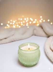 Bougie en cire de soja parfumée dans un bocal en verre de forme Matki, fabrication artisanale, disponible en gros - Product Image 4