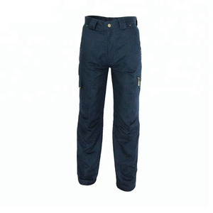 Navy Blue for Men's Latest Design Cotton Pants <b>Garden</b> Work Pants Cargo Pants Flat Front Plain Casual for Spring Dyed Unisex,men - Product Image 4