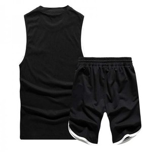 Conjunto de pantalones cortos de chándal transpirable con estampado de logotipo personalizado () para hombres y niños, ropa de invierno de talla grande, fabricante de ropa Ayat - Product Image 1