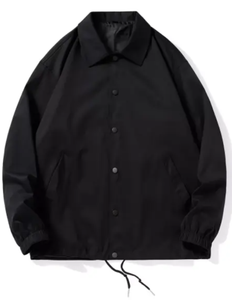 Meilleure vente en vrac coupe-vent décontracté en polyester matelassé à une rangée de boutons avec logo personnalisé pour hommes - Product Image 4