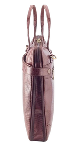 Mejor oferta 2025 Croco Leather Laptop Bag con cierre de cremallera y mango duradero Bolsa de cuero de estilo antiguo para computadora portátil - Product Image 6