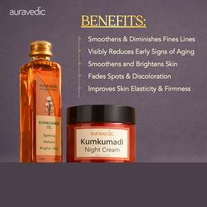 Kit de Cuidado de la Piel Kumkumadi, Aceites Faciales Antienvejecimiento a Base de Hierbas e Infusión de Oro para Uso Doméstico, Suministro OEM - Product Image 3