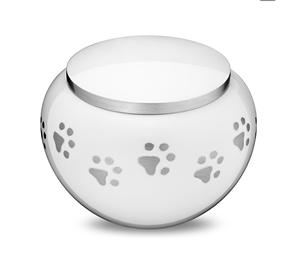 Urnas de cremación de la mejor calidad, precio al por mayor, urnas de cremación para mascotas de metal de alta calidad con tendencia personalizada con diseño de gato - Product Image 2