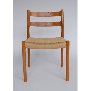 4 Niels Moller Chaises de salle à manger en teck du milieu du siècle avec siège en cordon de papier par Niels O. Moller-meubles en bois massif acajou Indonésie - Product Image 3