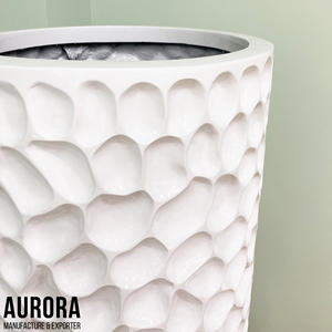 Fournisseur de jardin Jardinière décorative compétitive personnalisée en fibre de verre Pots de fleurs et jardinières Emballage personnalisé - Product Image 5