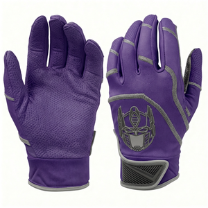 Gants de frappe de baseball en peau de chèvre respirants, design personnalisé, couleurs, prix de gros, gants de frappe de softball ventilés et sans couture - Product Image 1