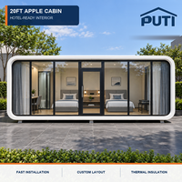 Modulo Prefabbricato Apple Cabin Clinic Clean da 40 piedi per Consultazioni Private, Screening Sanitario e Assistenza Mobile, Struttura Scolastica