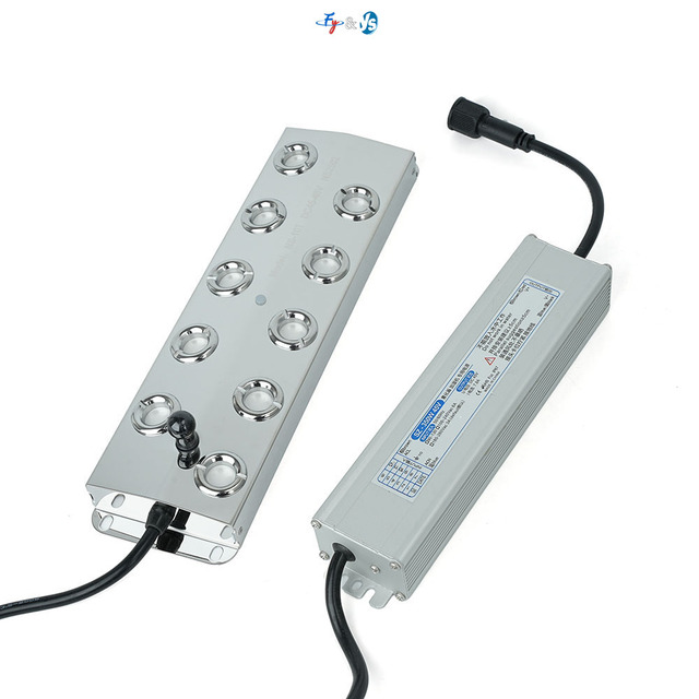 220V 10-Head Ultrasonic Mist Maker Fogger Stainless Steel Air Humidifier for Garden Rockery Pool Fog Spraying