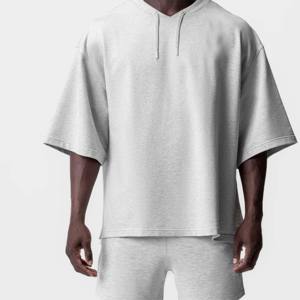 T-shirt oversize pour homme en coton doux avec coupe décontractée, idéal pour les tenues décontractées et le streetwear - Product Image 5