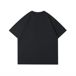 OEM Customized Logo Design Men's <b>White</b> <b>Short</b> <b>Sleeved</b> T-<b>Shirt</b> Loose Solid Colored Breathable 230g Heavy Combed Cotton for - Product Image 2