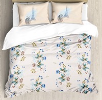 Maison hôtel adulte 100% coton biologique certificat GOTS literie intelligente lit housse de couette Double floraison prix de gros OEM populaire