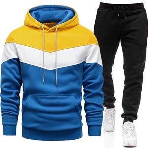 Chándal deportivo de moda para hombres y mujeres, chaqueta y pantalones de dos piezas para entrenamiento de gimnasia, proveedor de ropa de calle atlética con logotipo personalizado - Product Image 2