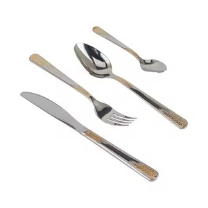 Ensemble de couverts en acier inoxydable écologique, fourchette, cuillère, couteau, couverts pour la maison, la cuisine, la salle à manger - Product Image 2