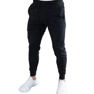 OEM Wholesale Custom Color Block Straight Sweat Pants for Men Polyester/Cotton High Waist Street Style Casual Gym Wear Pockets - Product Image 6