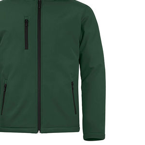 Veste Softshell pour homme, nouvelle norme 2024, design décontracté uni, avec tissu polaire léger OEM pour la randonnée en plein air - Product Image 5