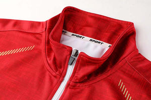 Logo personnalisé Costume de sport à rayures latérales Jogger 2 pièces Patchwork Survêtement d'entraînement pour hommes - Product Image 5