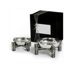 ชุด2ชามช็อกโกแลตแบบใช้ค้อนทุบดีไซน์เนอร์พร้อมแม่ของไข่มุกถ้วยเสิร์ฟแบบใช้แล้วทิ้งสำหรับงานปาร์ตี้ - Product Image 4